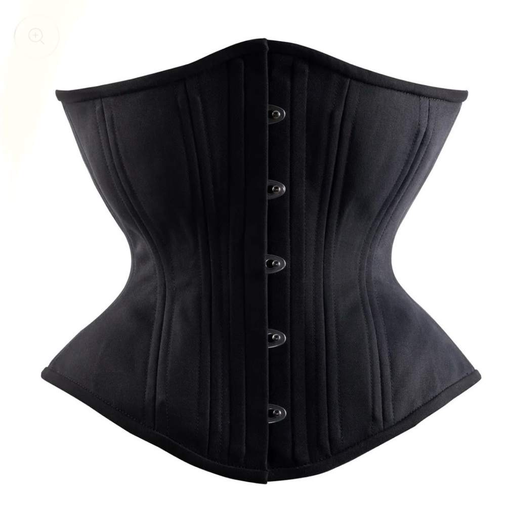 BLACK IRIS Black Silhouette Waist Trainer Corset size 22